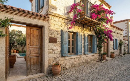 Heritage Stone House: Alaçatı Köyiçi’nde Özel Avlulu Konak
